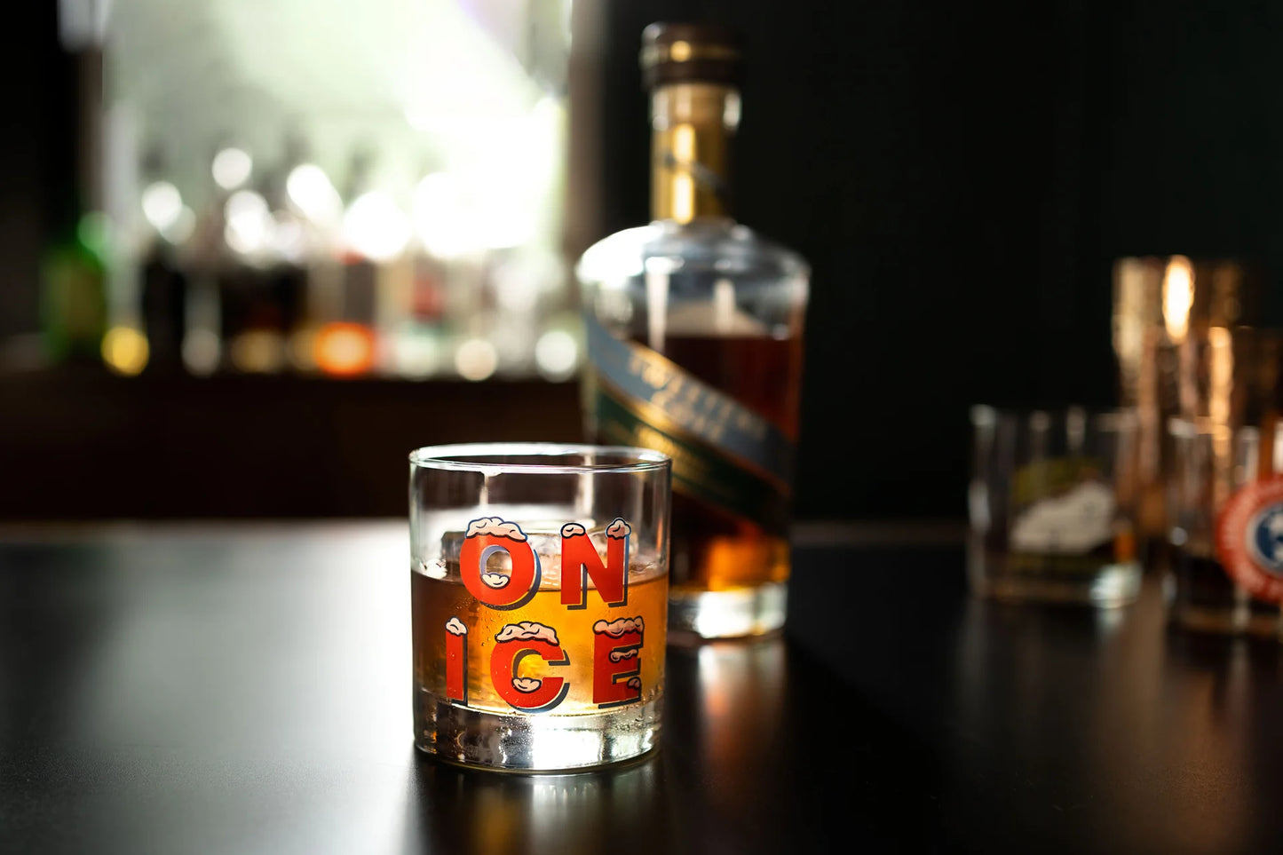 Custom, Top-Shelf Sweetens Cove Rocks Glasses