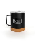 "Probably Bourbon" Stainless Steel & Cork Mug in Black